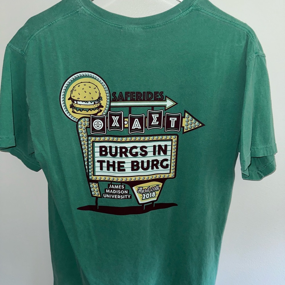 Theta Chi x Alpha Sigma Tau “Burgs in the Burg” Comfort Colors Shirt